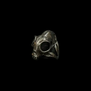 Raven skull - ring