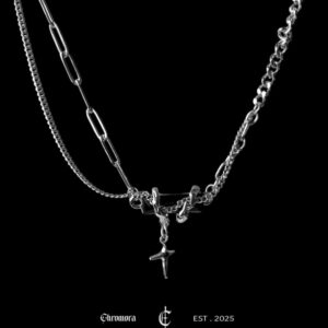 Onyx black - layered chain